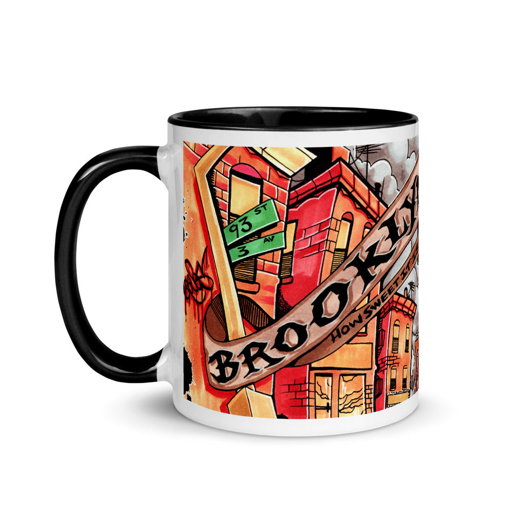 BROOKLYN HOW SWEET IT IS Mug with Color Inside
